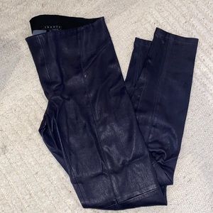 Butter soft Navy Theory leather leggings
